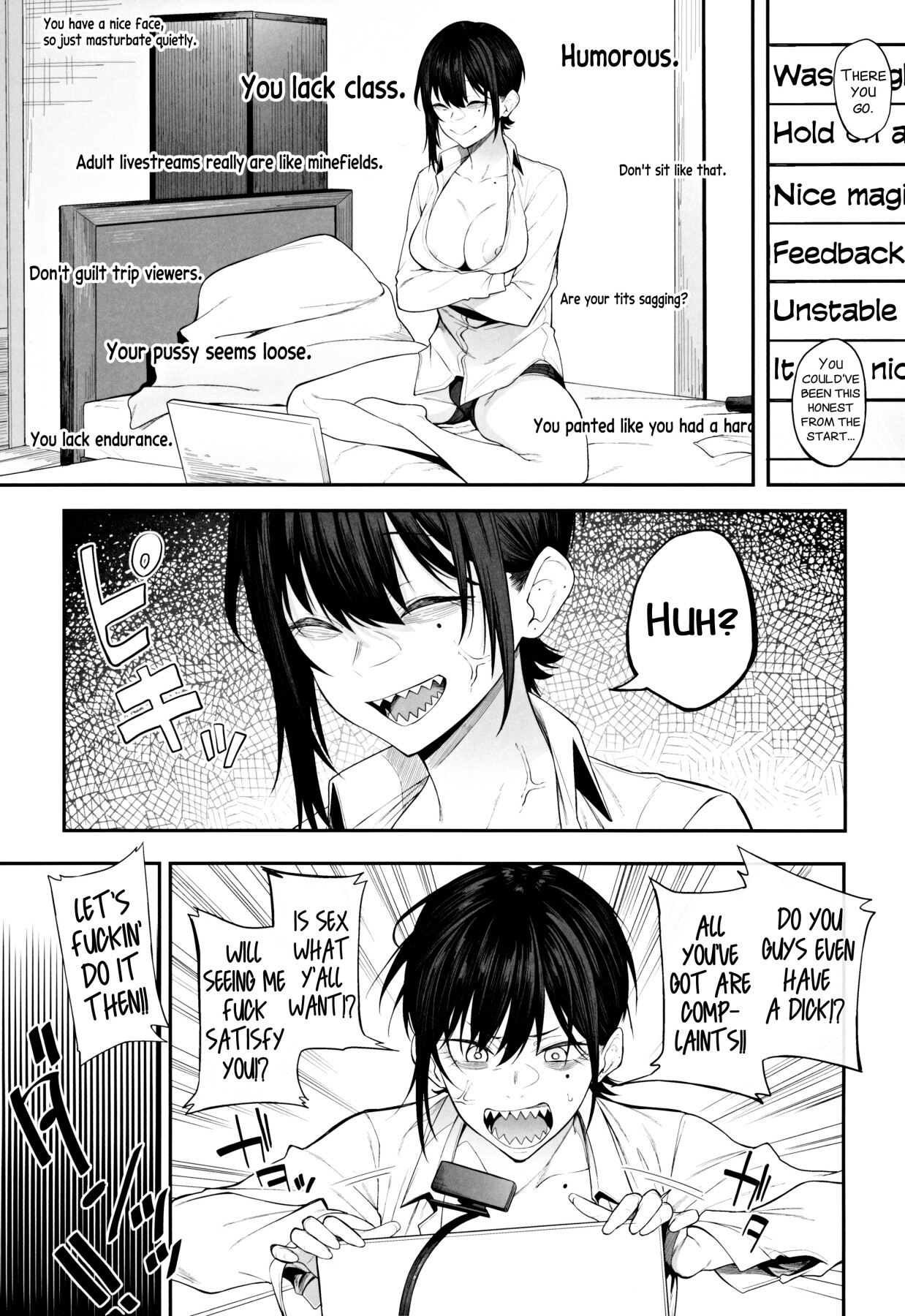 hentai manga Eroticism and Tsukkomi ~An Adult Live-Stream Story~